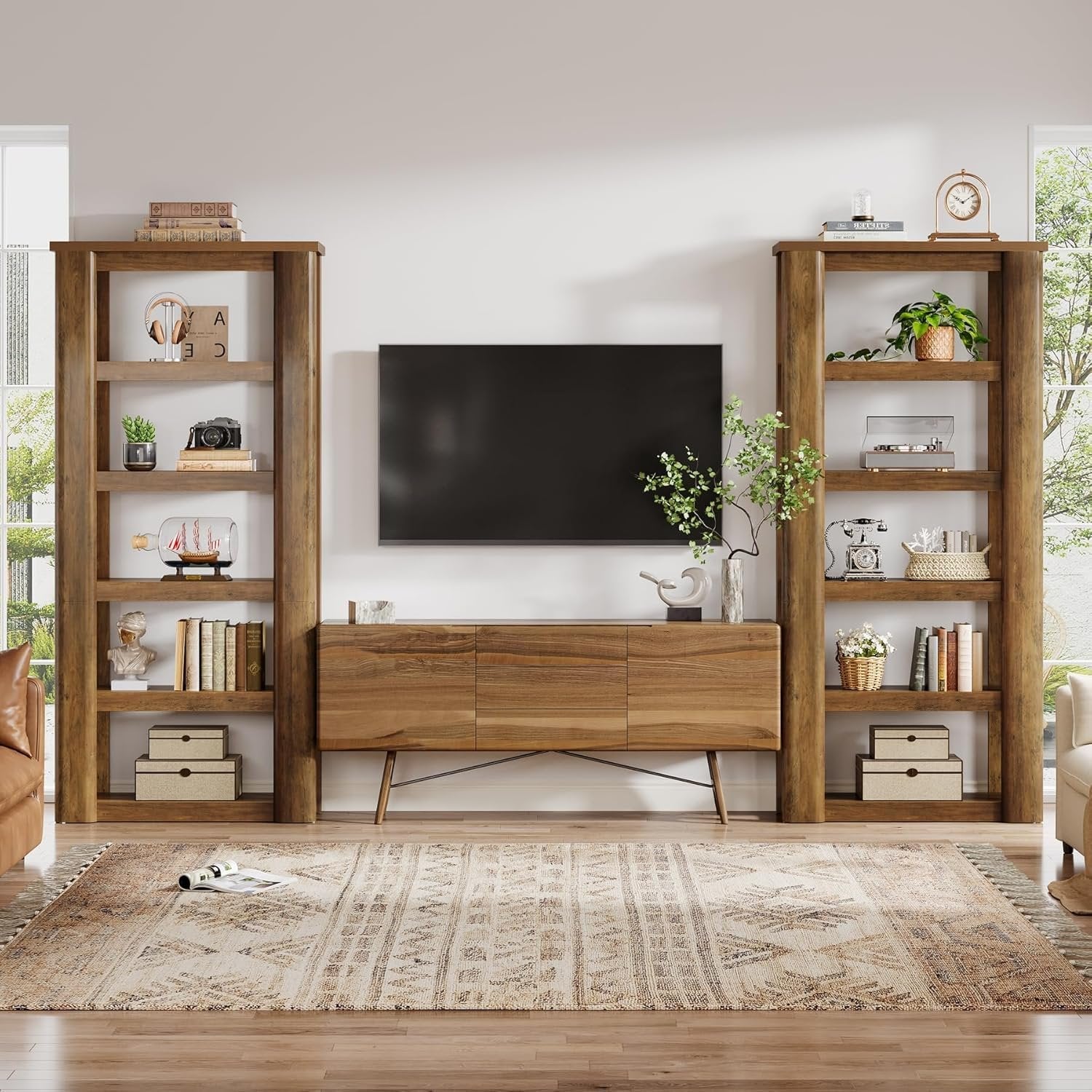 Tribesigns Librería de 5 Niveles, Estantería de Almacenamiento Estantes de Almacenamiento