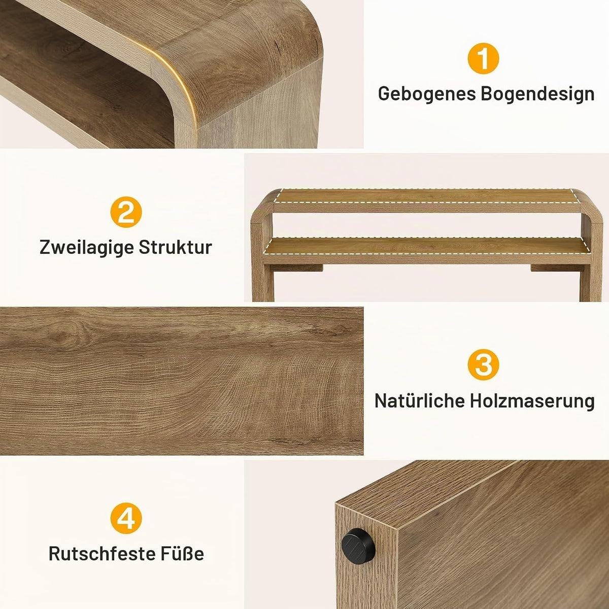 Tribesigns Mesa consola estrecha de 160 cm, 30 cm de profundidad con 2 estantes