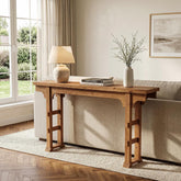 Tribesigns Mesa consola de madera – 160 x 30 x 85 cm, Mesa de recibidor mesa auxiliar o mesa de sofá vintage para espacios pequeños, entrada, pasillo o sala de estar 3