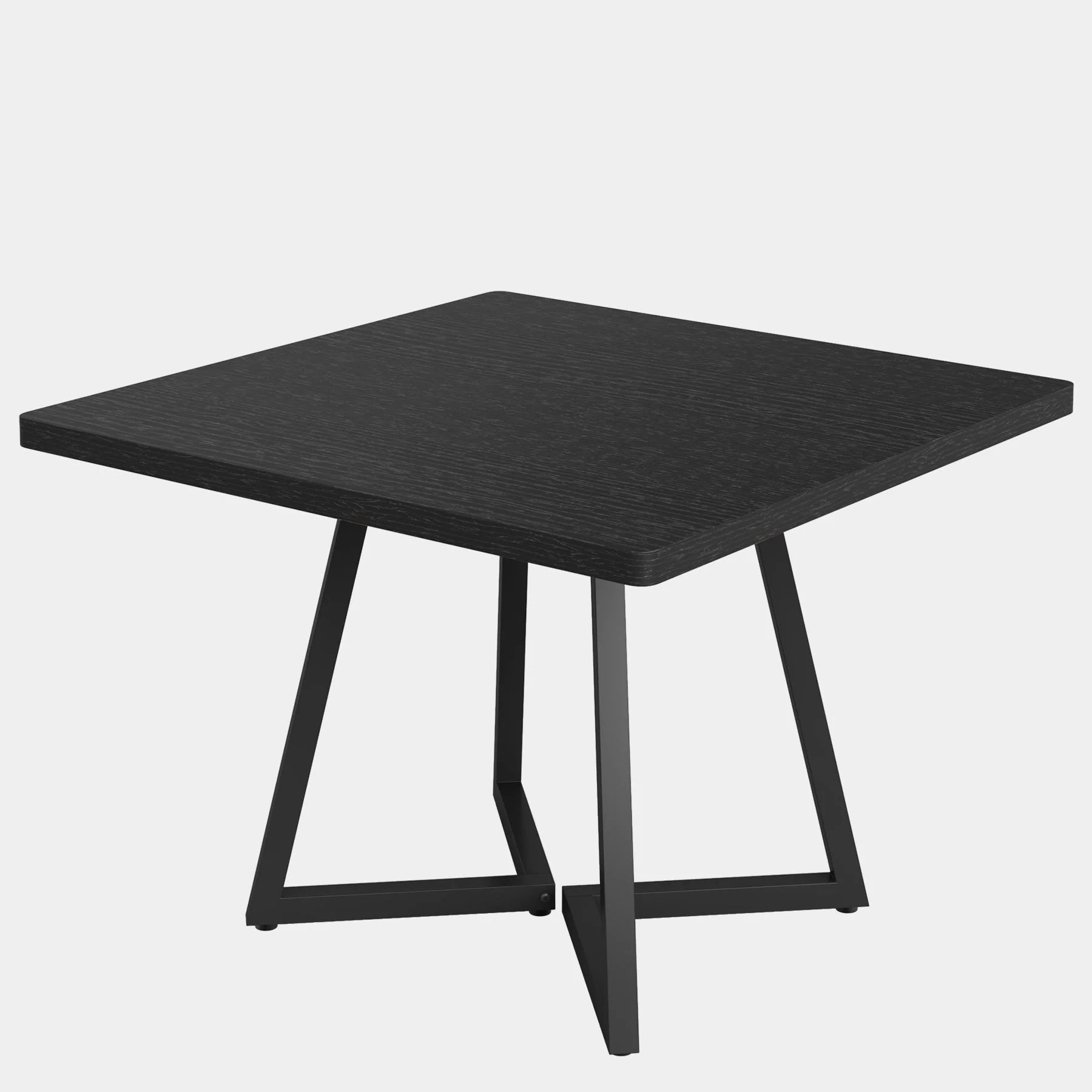 Tribesigns Mesa de Comedor para 4 Personas, Mesa con Patas de Metal Mesa de Comedor de Madera