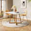 Tribesigns Mesa de Comedor para 4 Personas, Mesa con Patas de Metal Mesa de Comedor de Madera