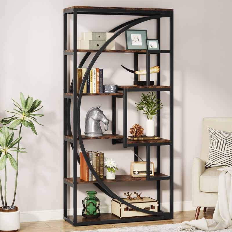 Tribesigns Estantería Industrial Etagere de 5 Niveles, estantería de 70 Pulgadas de Alto con 8 estantes