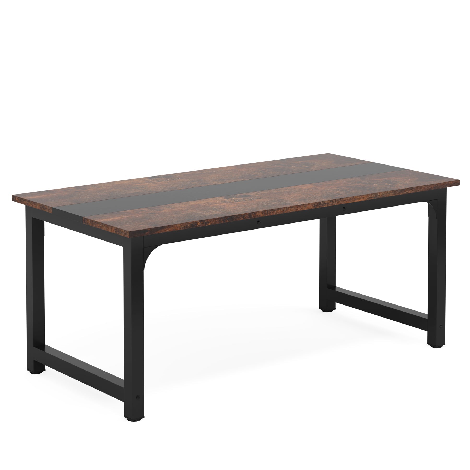Tribesigns Mesa de Comedor de 180 x 80 cm, Mesa de Cocina Industrial para 6-8 Personas