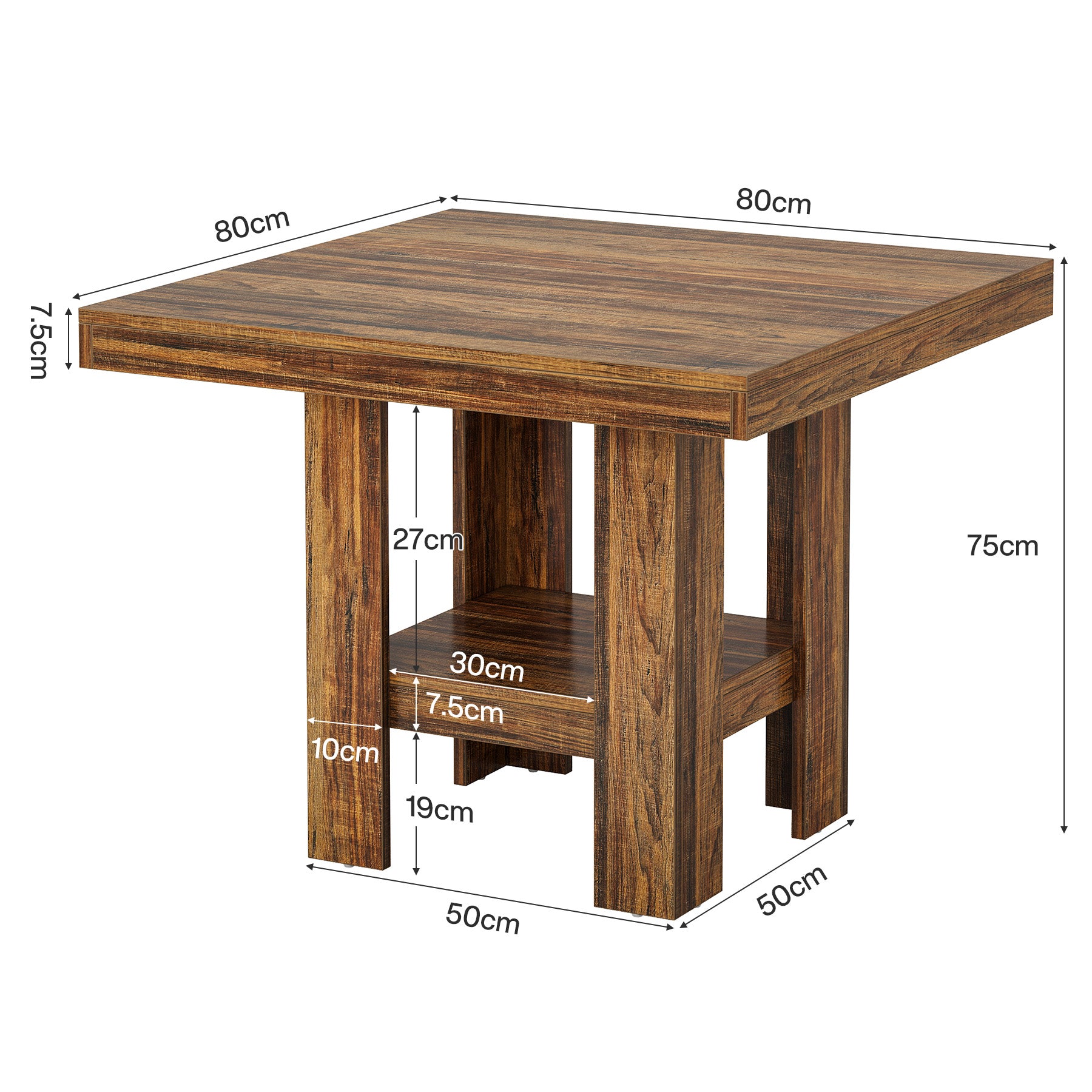 Tribesigns Mesa de Comedor, Mesa de Comedor para 2 Personas para Comedor