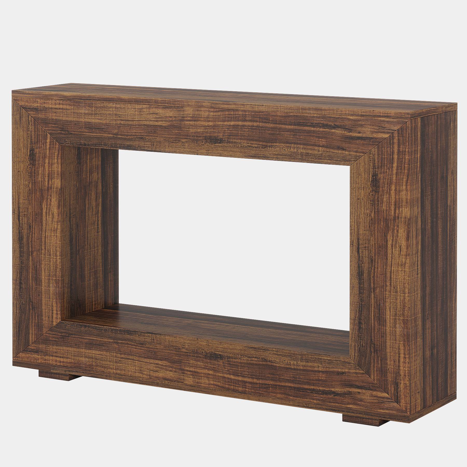 Tribesigns Consola de estilo rústico, Mesa de sofá de madera para la zona de entrada